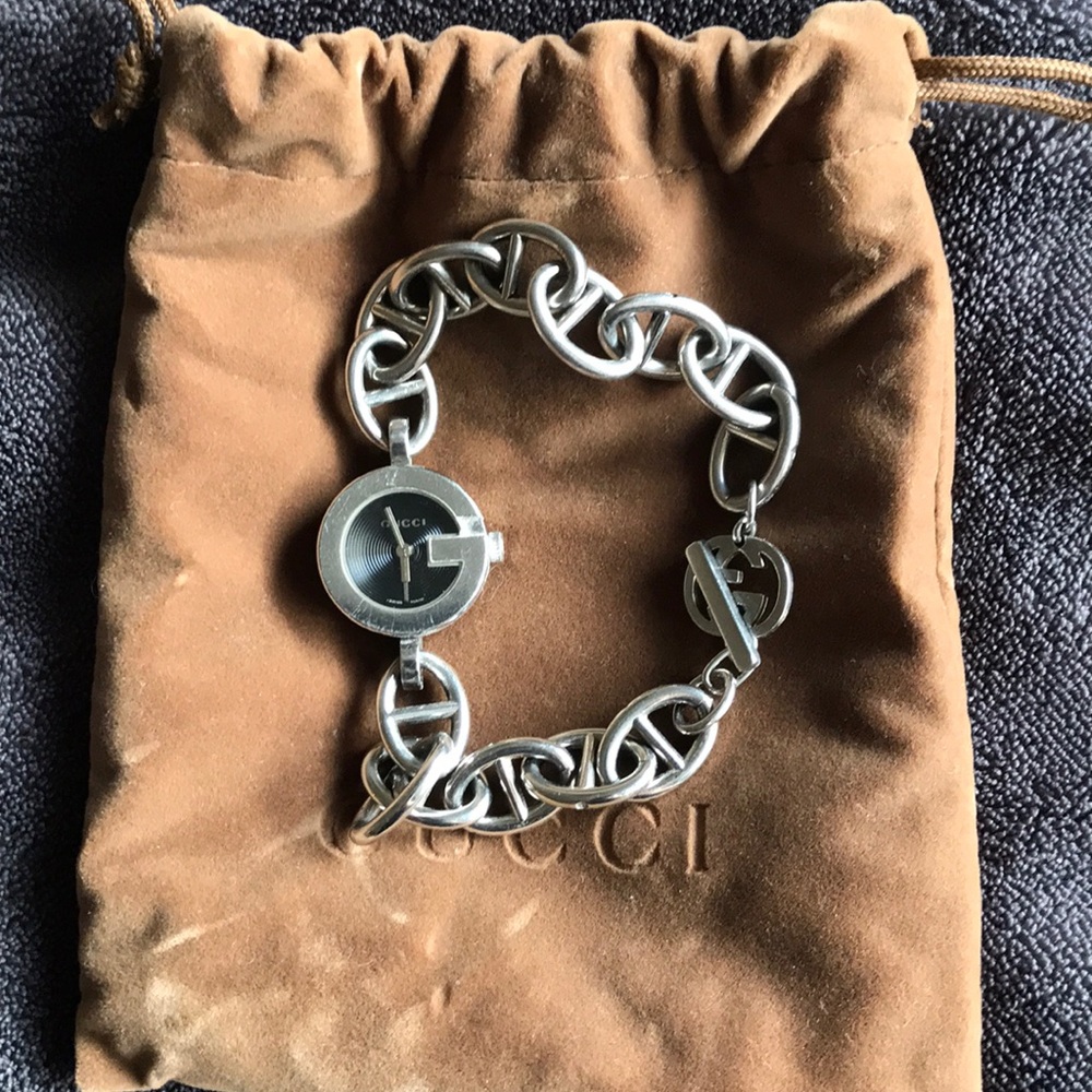 Authentic Gucci watch / charm bracelet